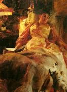 Anders Zorn etude eclairage Spain oil painting artist